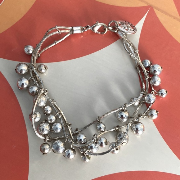 Trifari Jewelry Vintage Trifari Triple Strand Silver Tone Bracelet